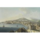 Pietro Antoniani (Milan circa 1740-1805) A view of Naples looking towards the Castel Sant'Elmo