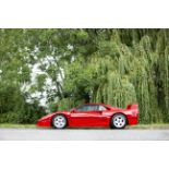 Offered with Ferrari Classiche certification and only 17,000 kilometres from new,1991 Ferrari F40...