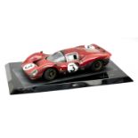 A 1:8 scale model of the Monza 1,000Km Winning Ferrari 330 P4, by Patrice De Conto,