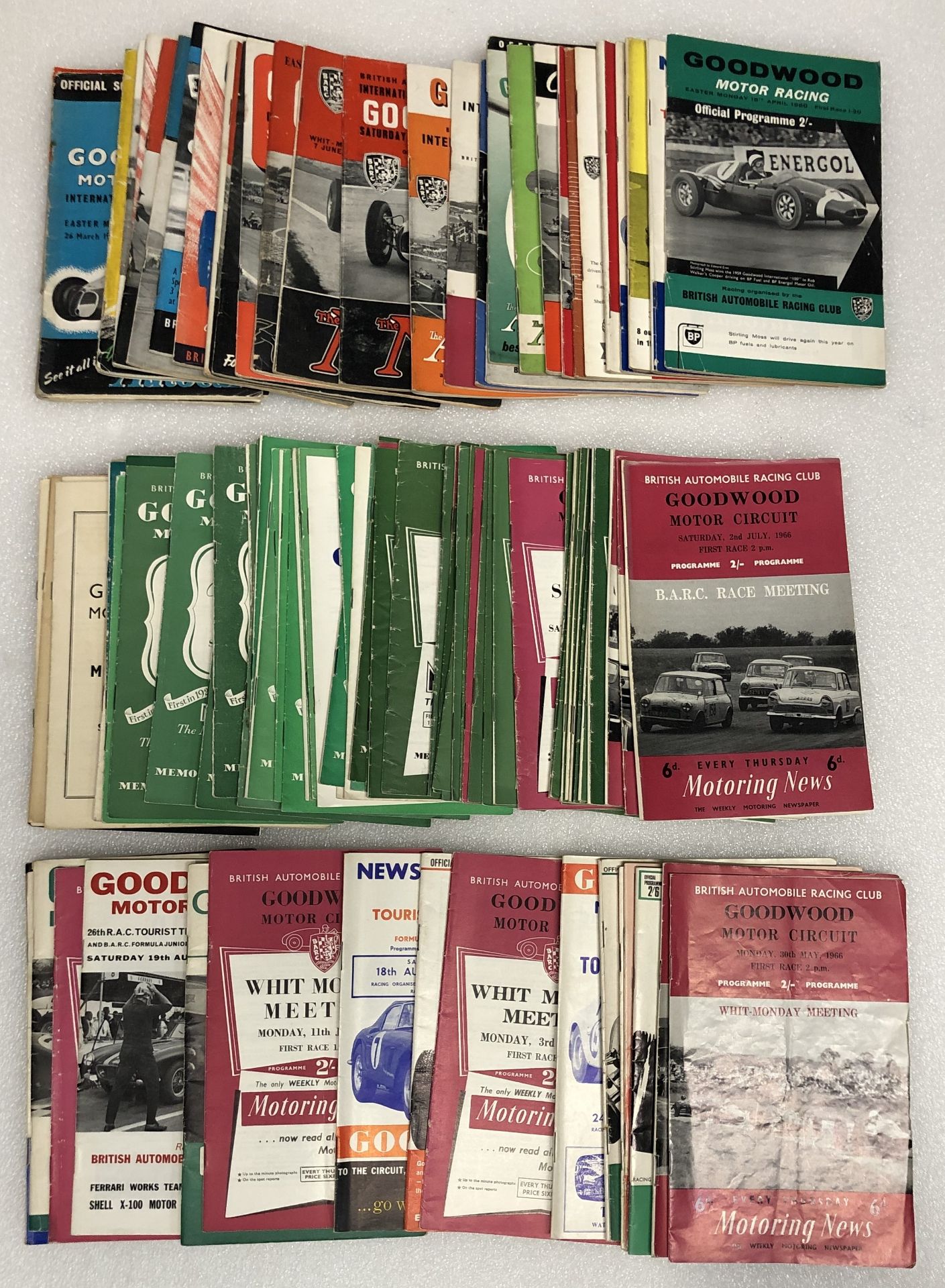 A collection of BARC Goodwood race programmes 1948-1966, ((Qty))