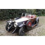 A child's car modelled as 'skiff-bodied' 1922 Rolls-Royce Silver Ghost,