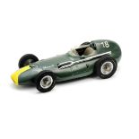 A 1:12 scale model of a Vanwall Grand Prix car by Michele Conti, Italian,