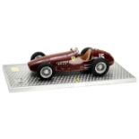 A 1:8 scale model of the 1952 Ferrari F500 by Presentation Models Of Cheshunt, Herts,