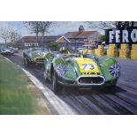 Nicholas Watts, (British, 1947-), 'Archie and the Lister Jaguar',