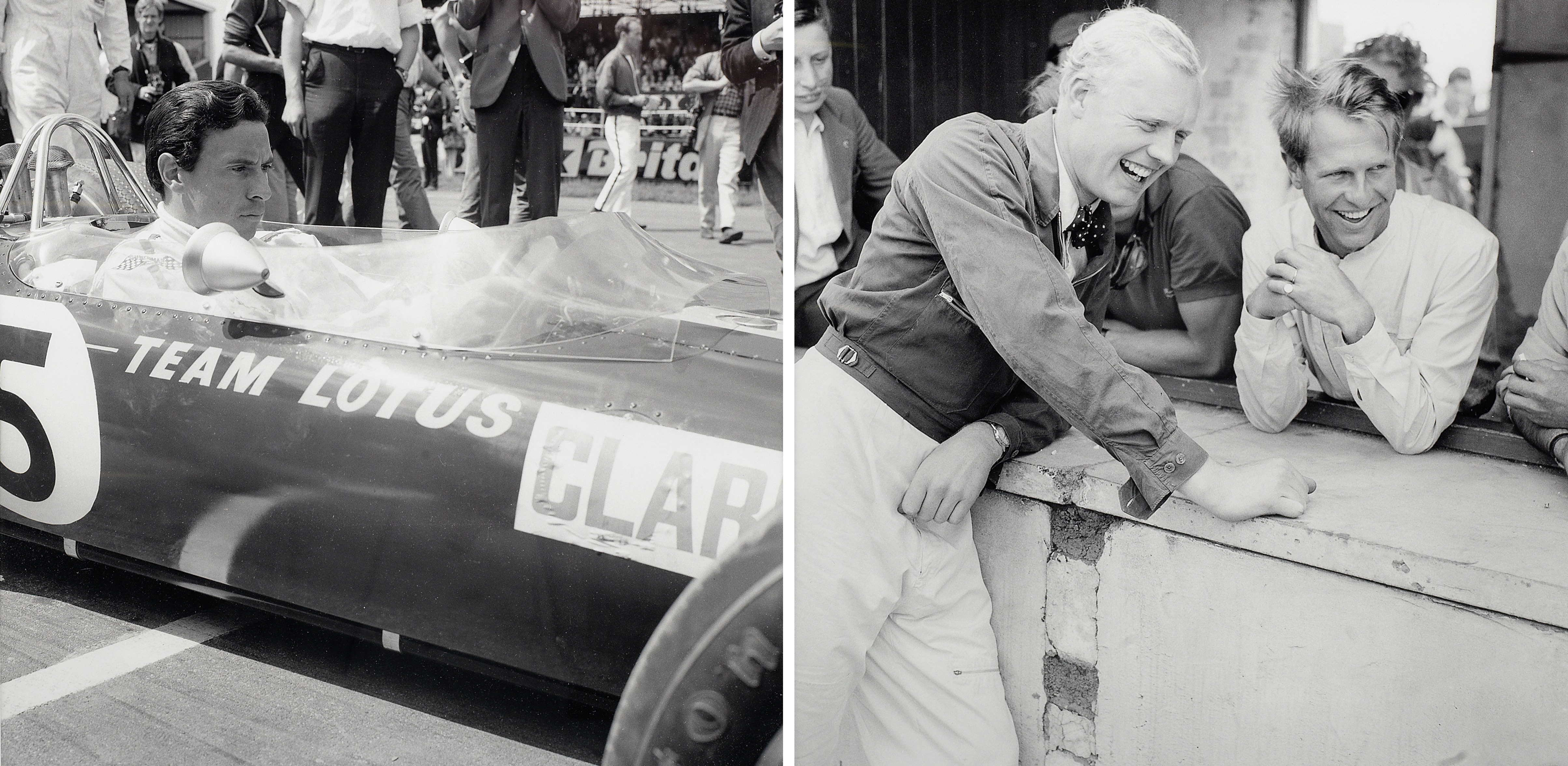 Two framed motorsport photographs, ((2)) - Image 3 of 3