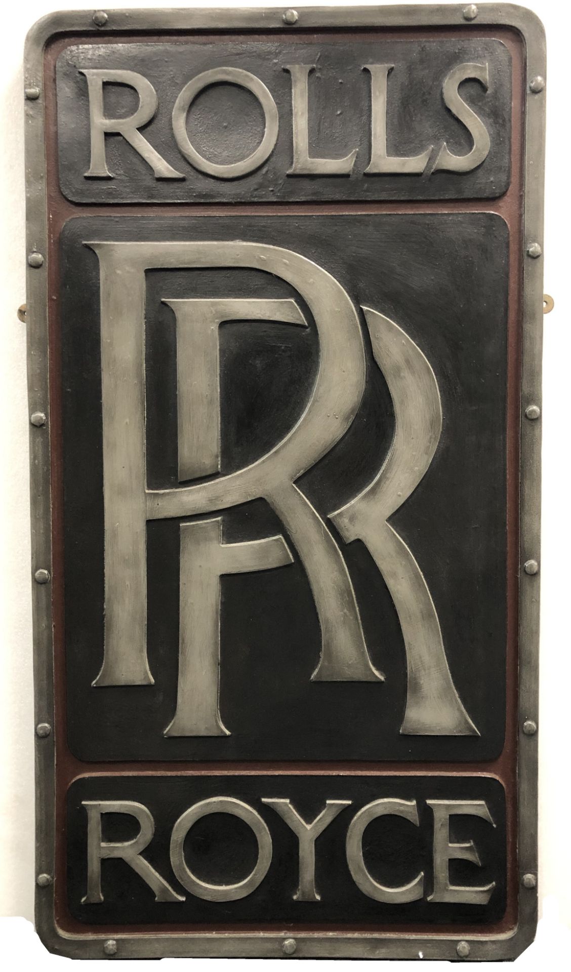 A 'Rolls-Royce' garage display plaque,