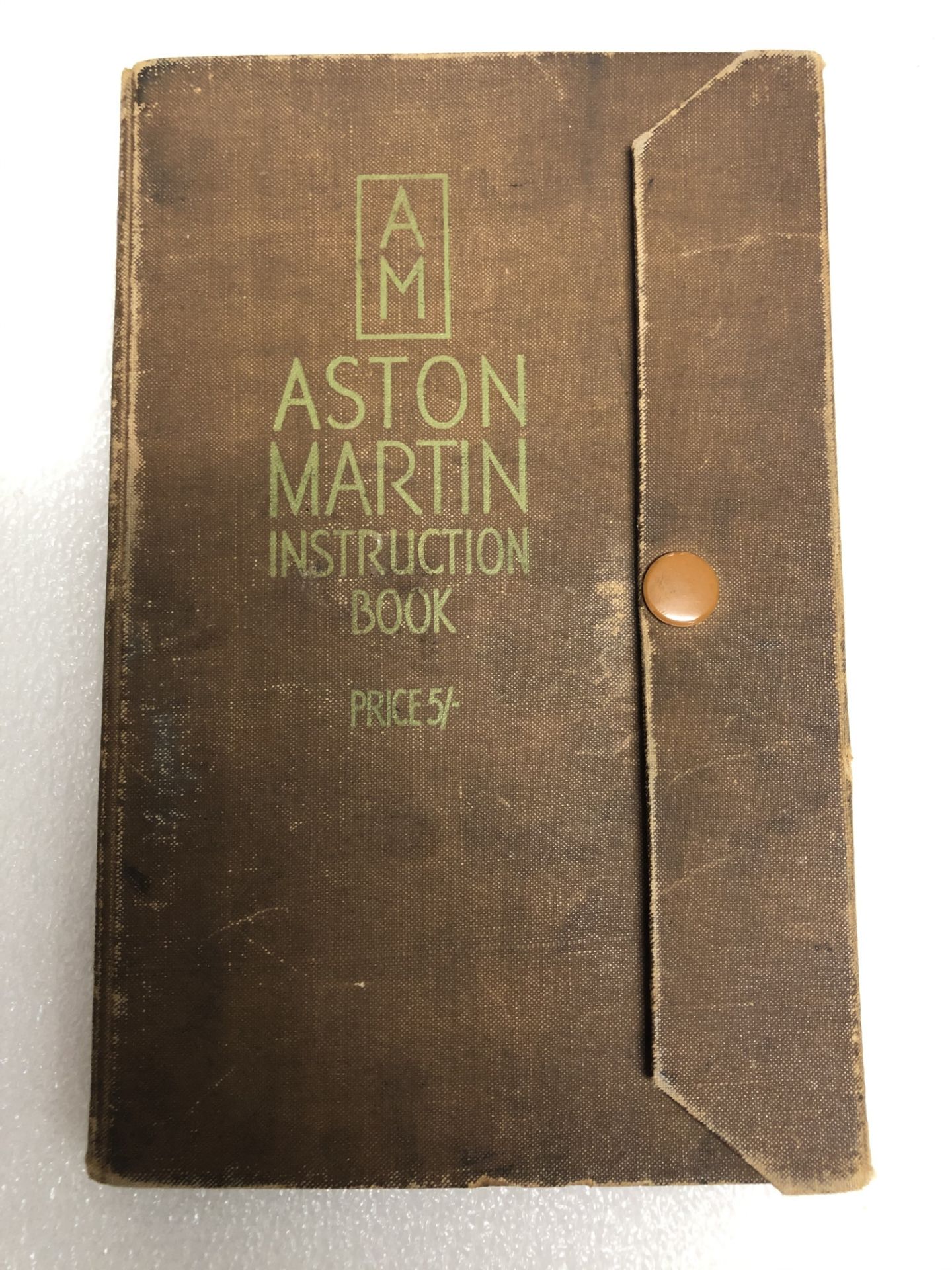 An Aston Martin Instruction Book, circa 1936,