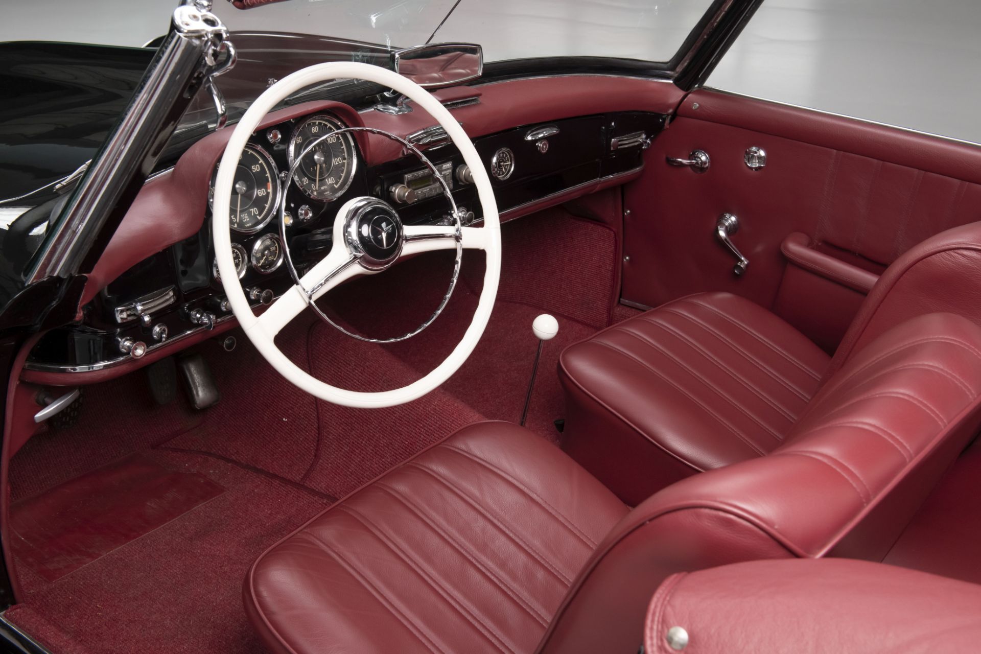 Offered from The Chester Collection,1960 Mercedes-Benz 190 SL Roadster with Hardtop Chassis no. ...