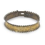 A small mid-19th century brass dog collar