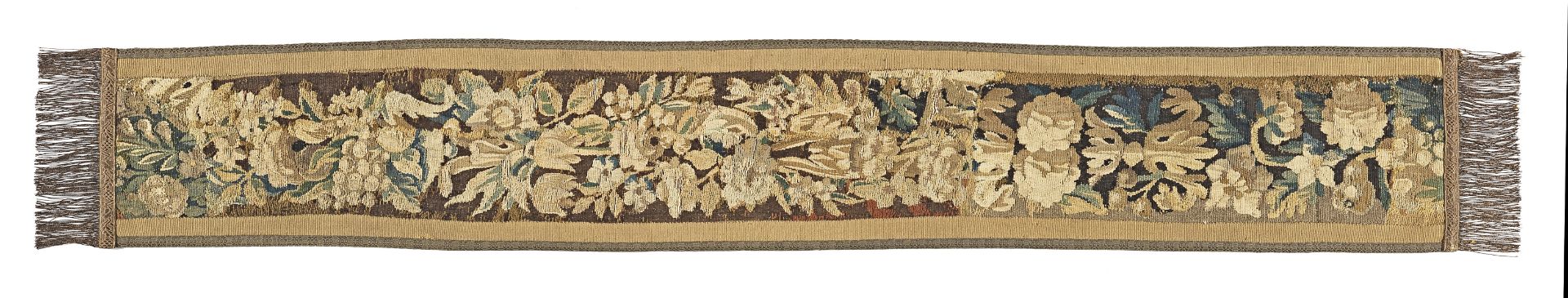 A 17th century tapestry table runner