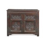 A good Charles I joined oak livery cupboard, West Country, circa 1640