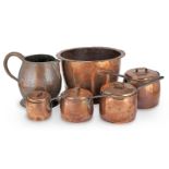 A group of domestic copper wares (6)