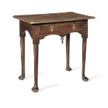 A small George II oak side table, circa 1740