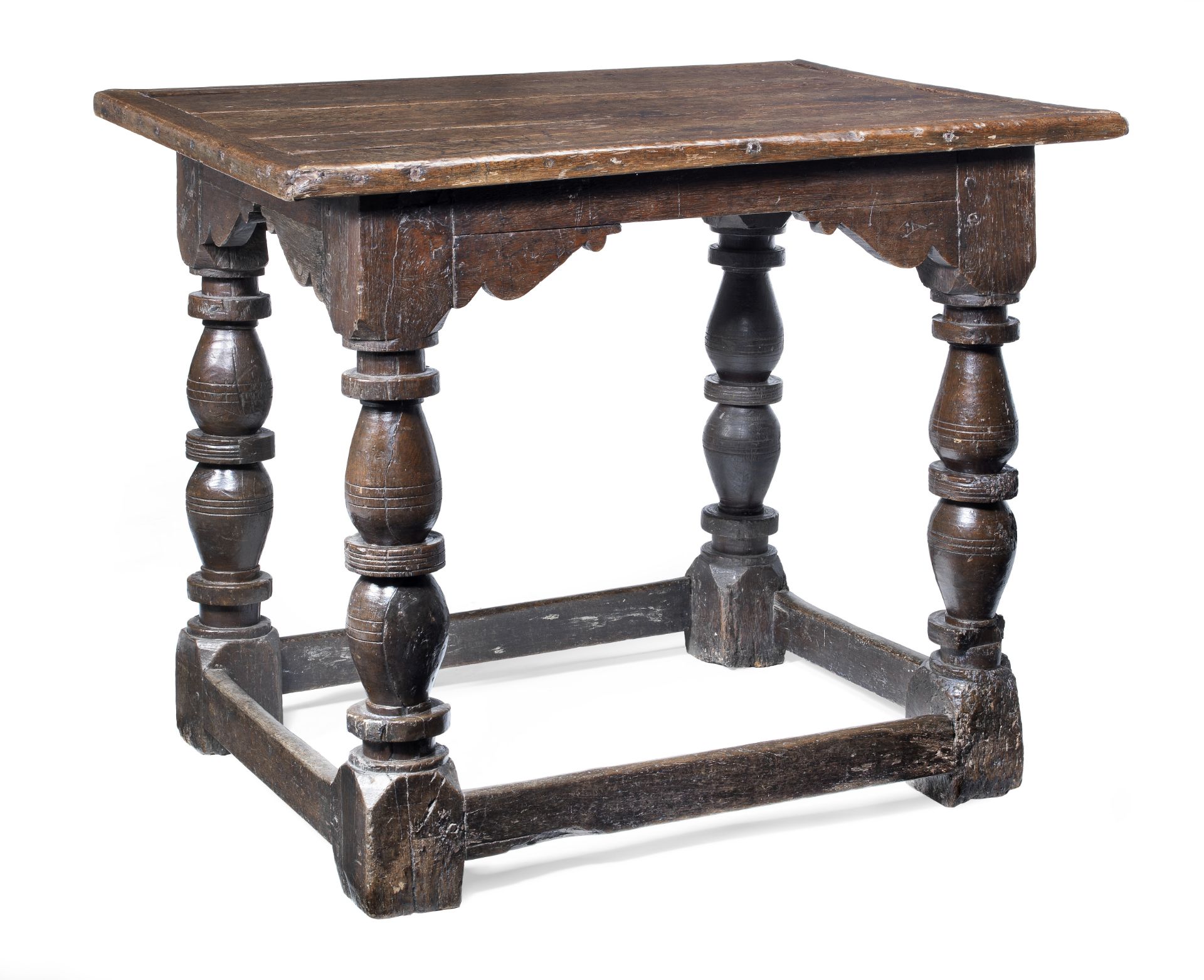A rare Elizabeth I joined oak display/serving table, circa 1600 Made to accompany the 'Great Tabl...