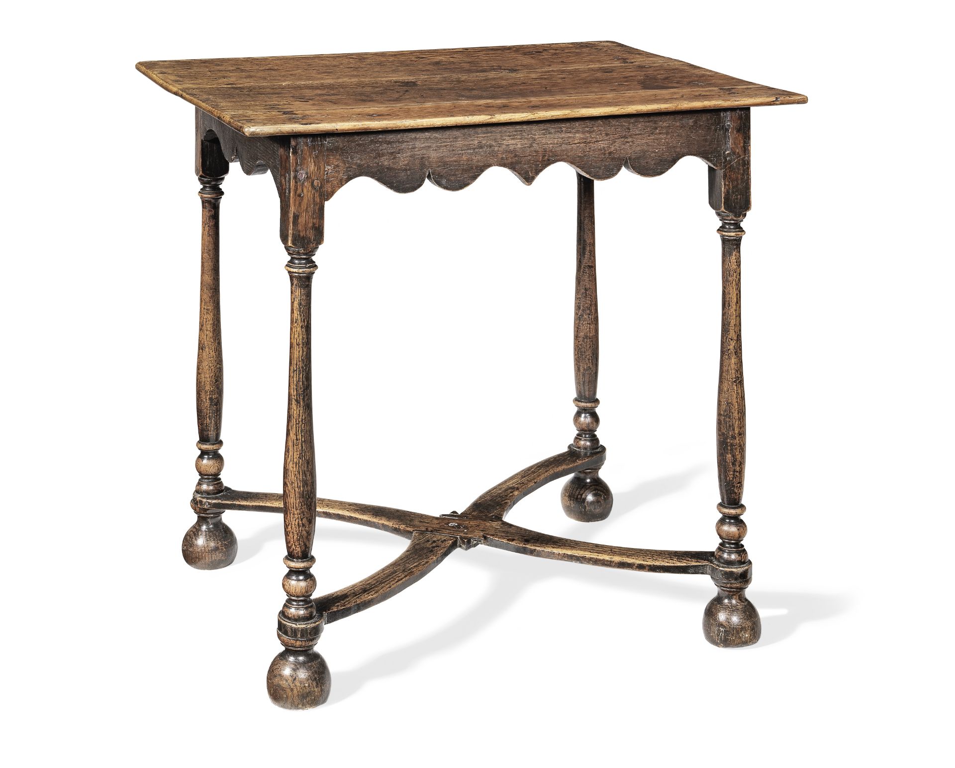 A William & Mary joined oak centre table, circa 1700