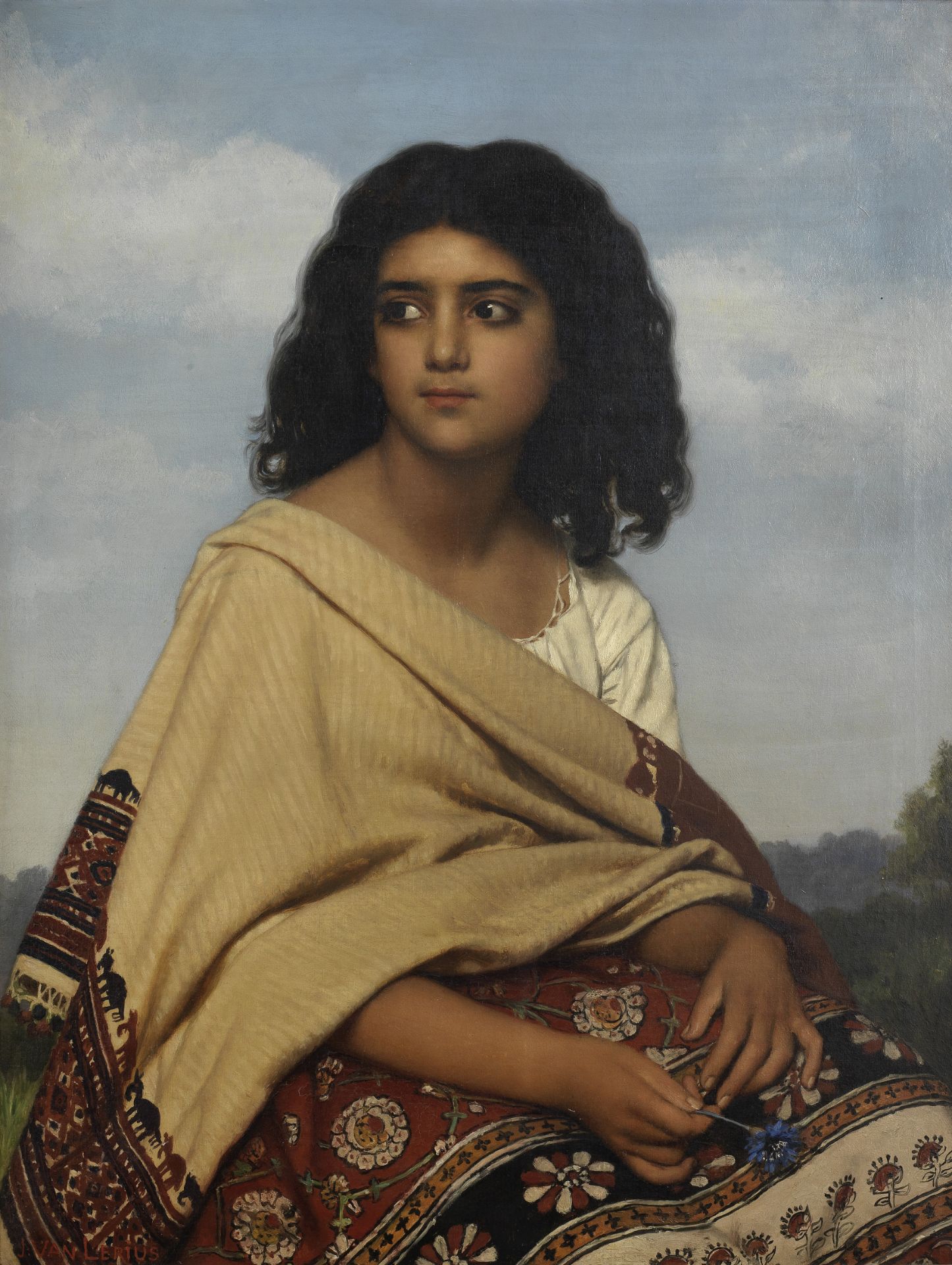 Joseph Henri François van Lerius (Belgian, 1823-1876) Moza, la Bohémienne