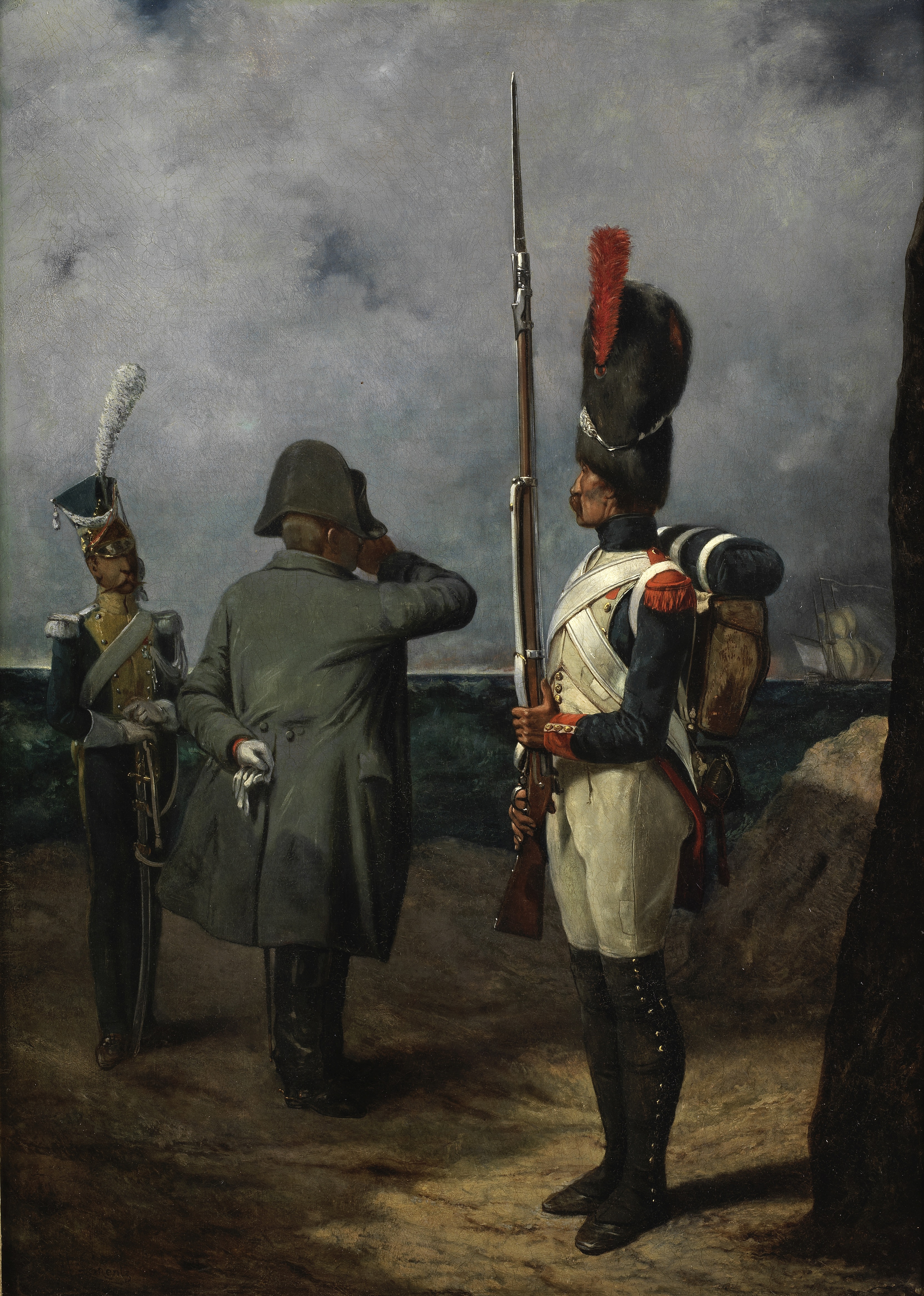 Alcide Joseph Lorentz (French, 1813-1891) Napoleon at Elba
