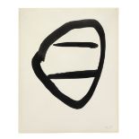 Robert Motherwell (American, 1915-1991) Untitled Black on White Drawing #2 1967