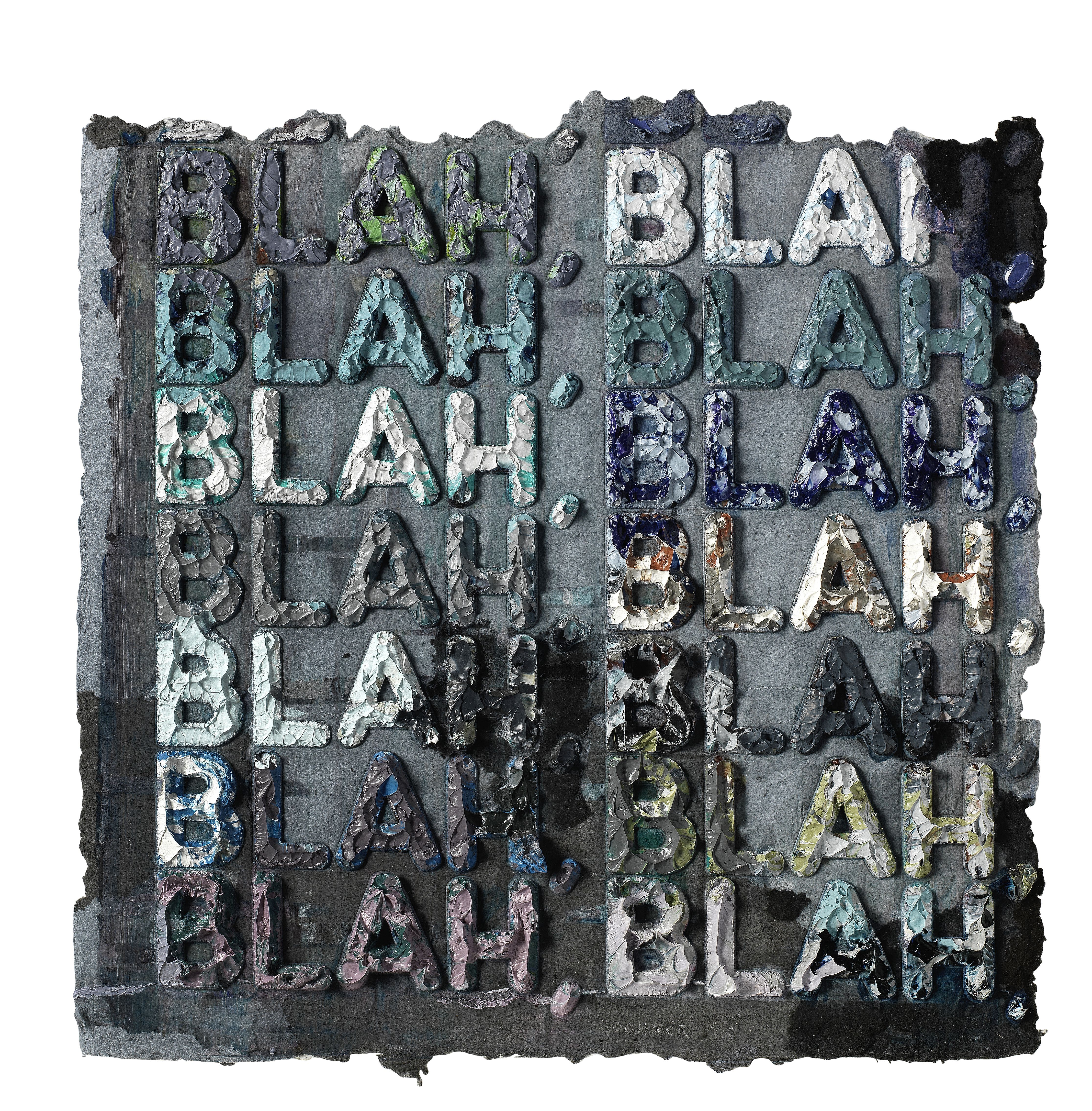 Mel Bochner (American, born 1940) Blah Blah Blah 2009