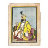 Maharajah Ranbir Singh of Jammu and Kashmir (d. 1885) Punjab, late 19th Century