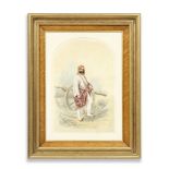 A large and impressive portrait of Rajah Shere Singh Attariwala, Sikh commander and general, form...