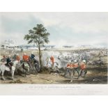 Eight prints depicting incidents from the battles of the Anglo-Sikh Wars J. Harris, After H. Mart...