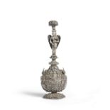 A repoussé silver rosewater sprinkler (Gulab Pash) Lucknow, 19th Century