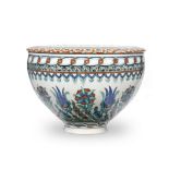 A Samson Iznik style pottery bowl Paris, 19th Century