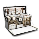 A cased picnic set for four persons by G W Scott & Sons, circa 1909,