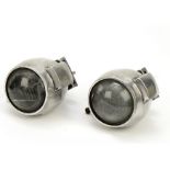 A rare pair of TWR acetylene sidelights, British, 1920s,