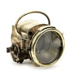 A BRC Alpha No.10 self generating acetylene headlamp,