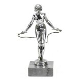 A 'Skipping Girl' mascot by Paul Ponsard, French, circa 1920,