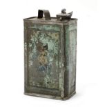 An early De Dion Bouton 'Huile D' oil can, French,