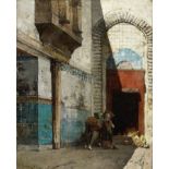 Alberto Pasini (Italian, 1826-1899) Ingresso di bazar