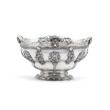 A large silver bowl Wakely & Wheeler, London 1918