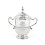 A Queen Anne silver cup and cover Thomas Farren, London 1708