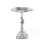 An Austro-Hungarian silver standing dish maker's mark 'HS', Vienna late 19th century