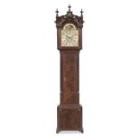 A late 18th century mahogany longcase clock with moonphase signed to the dial Lassel, Park