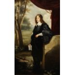 Manner of Sir Anthony van Dyck Portrait of a gentleman, full-length, in a landscape