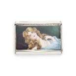 An Austro-Hungarian silver and enamel cigarette case Vienna circa 1920