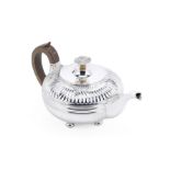 A George III silver teapot Craddock & Reid, London 1816; and further items