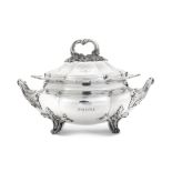 A Victorian silver soup tureen Joseph & Albert Savory, London 1844