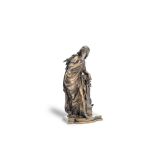 After James Pradier (French, 1790-1852): A late 19th Century French patinated bronze figure of a ...