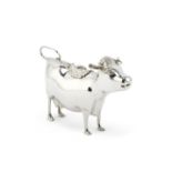 A silver cow creamer R Comyns, London 1962, also stamped Lowe & Sons Chester