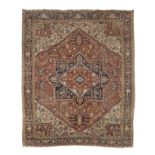 A Heriz carpet, North West Persia 375cm x 304cm