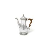 A George III silver coffee pot Thomas Whipham & Charles Wright, London 1764
