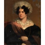 English School (19th century) Portrait of a lady