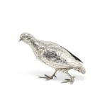 A silver model of a partridge Neresheimer, import marks for Berthold Muller, London 1936