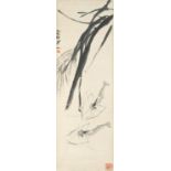 Two Paintings After Qi Baishi (1864-1957) Prawns and Crab (4)