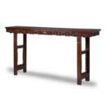 A large and impressive huanghuali altar table Qing Dynasty